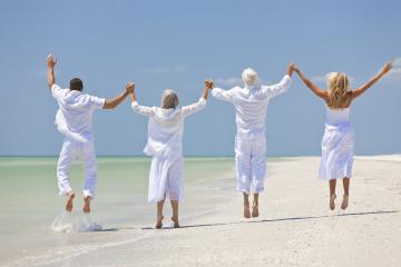 Family On Beach